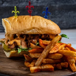 Blackened Chicken Po Boy